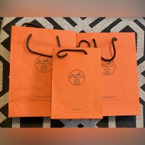 Hermes bundle of paper bags